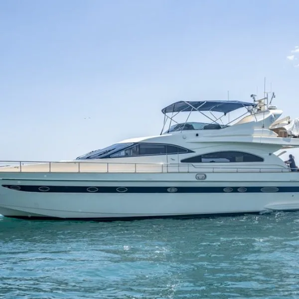Luxury Astondoa 72 GLX motor yacht rental in Puerto Banús, Marbella – exclusive yacht charter