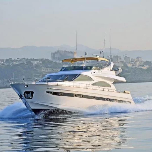 Luxury Astondoa 72 GLX motor yacht rental in Puerto Banús, Marbella – exclusive yacht charter