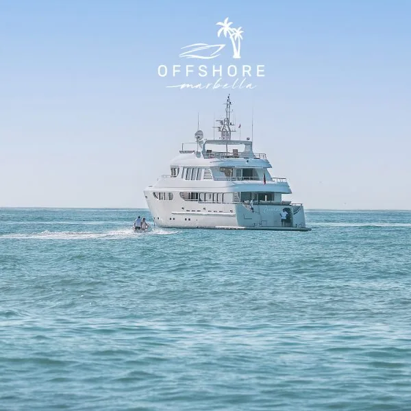 Luxury Bandido Yacht 90 motor yacht rental in Puerto Banús, Marbella – exclusive yacht charter