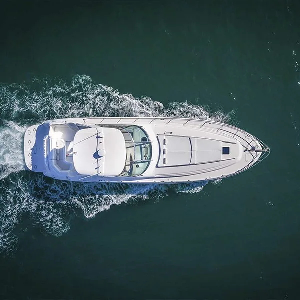 Luxury Sundancer 540 motor yacht rental in Puerto Banús, Marbella – exclusive yacht charter
